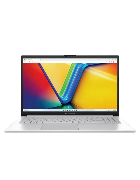Ноутбук 15,6" ASUS Vivobook Go 15 E1504FA, Cool Silver, AMD Ryzen 5 7520U, 16Гб/512Гб, Без ОС