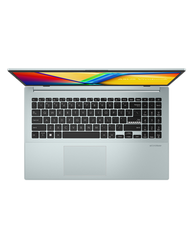 Laptop 15,6" ASUS Vivobook Go 15 E1504FA, Green Grey, AMD Ryzen 5 7520U, 16GB/512GB, Fără SO