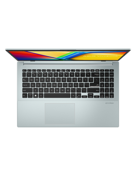 Laptop 15,6" ASUS Vivobook Go 15 E1504FA, Green Grey, AMD Ryzen 5 7520U, 16GB/512GB, Fără SO