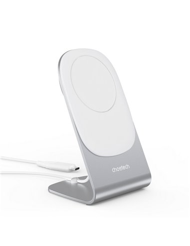 Беспроводная зарядка Choetech H046 + T518-F, 15 Вт, Белый