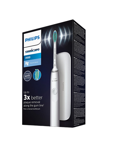 Электрическая звуковая зубная щетка Philips HX3673/13, Белый