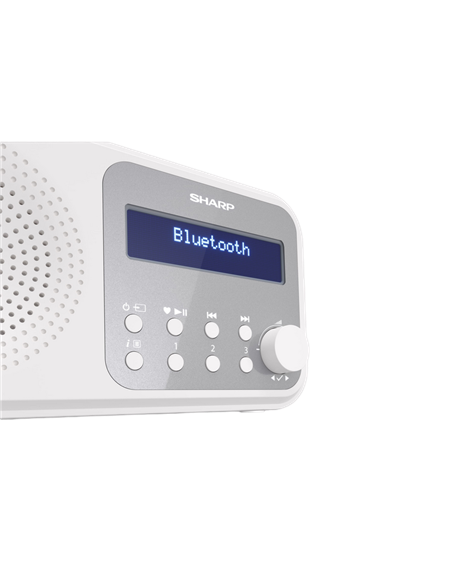 Портативное радио Sharp DR-P420WHV01, Белый