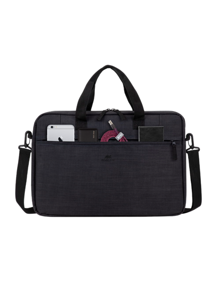 Geantă pentru Laptop Rivacase 8038, 15.6", Poliester, Negru