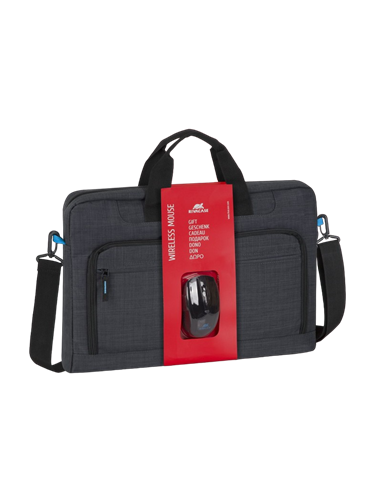 Сумка для ноутбука Rivacase 8058, 17.3", Чёрный