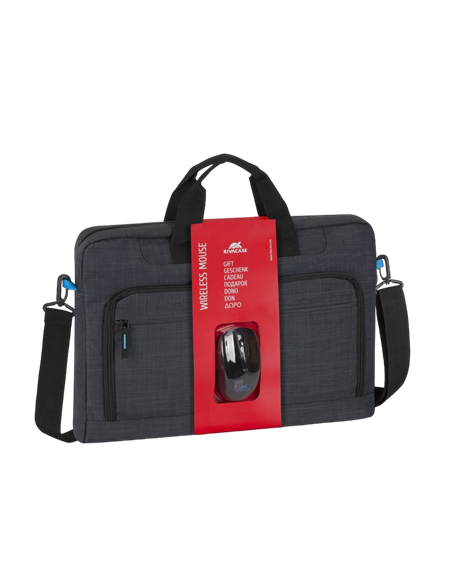 Сумка для ноутбука Rivacase 8058, 17.3", Чёрный