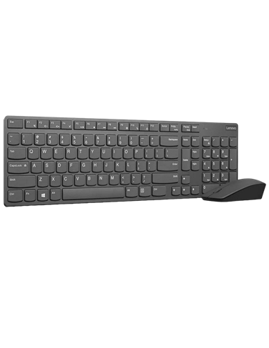 Set Tastatură + Mouse Lenovo 4X30T25796, Fără fir, Gri