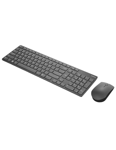 Set Tastatură + Mouse Lenovo 4X30T25796, Fără fir, Gri
