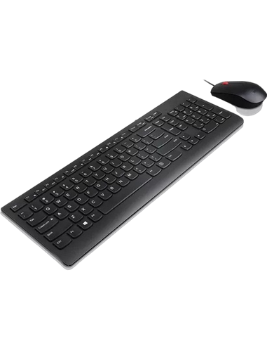 Set Tastatură + Mouse Lenovo 4X30L79912, Cu fir, Negru