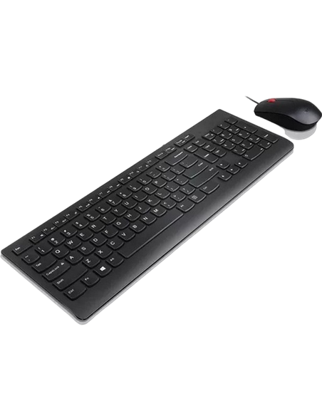Set Tastatură + Mouse Lenovo 4X30L79912, Cu fir, Negru