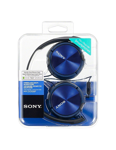 Наушники SONY MDR-ZX310AP, Синий