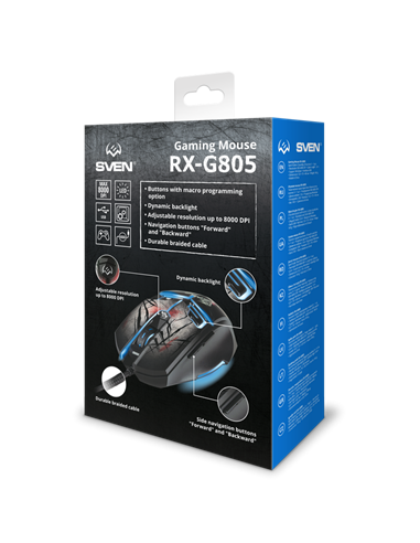 Gaming Mouse SVEN RX-G805, Negru