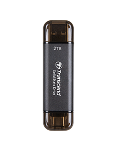 Внешний портативный SSD накопитель Transcend ESD310C, 2 ТБ, Grey (TS2TESD310C)