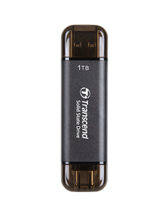 SSD portabil extern Transcend ESD310C, 1 TB, Negru (TS1TESD310C)