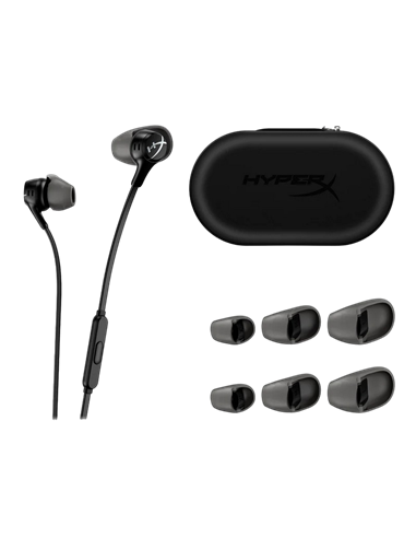 Наушники HyperX Cloud Earbuds II, Проводной аналоговый, Чёрный