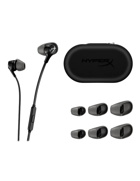 Наушники HyperX Cloud Earbuds II, Проводной аналоговый, Чёрный
