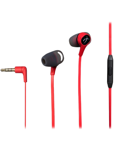 Игровая Гарнитура HyperX Cloud Earbuds II, Проводной аналоговый, Красный