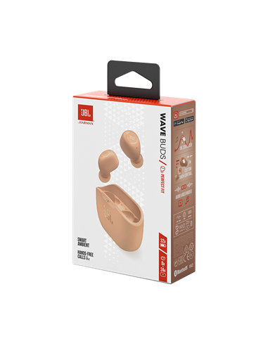 Căști JBL Wave Buds, Bej