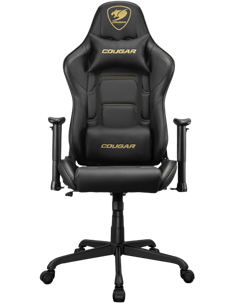 Scaun Gaming Cougar ARMOR ELITE, PVC Piele, Negru | Auriu 2