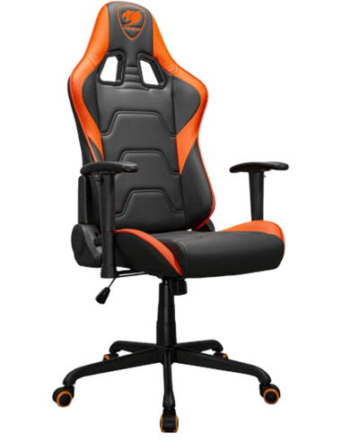 Игровое кресло Cougar ARMOR ELITE, ПВХ Кожа, Черный | Оранжевый