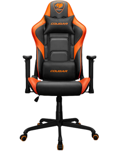 Игровое кресло Cougar ARMOR ELITE, ПВХ Кожа, Черный | Оранжевый