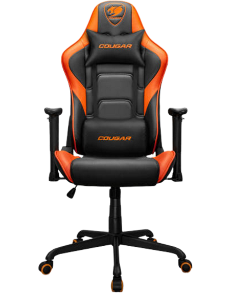 Игровое кресло Cougar ARMOR ELITE, ПВХ Кожа, Черный | Оранжевый