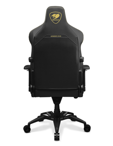 Scaun Gaming Cougar ARMOR EVO, PVC Piele, Negru/Auriu