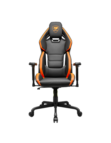 Игровое кресло Cougar Hotrod, Искусственная кожа, Черный | Оранжевый