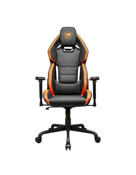 Игровое кресло Cougar Hotrod, Искусственная кожа, Черный | Оранжевый
