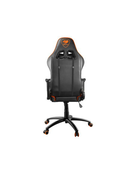 Игровое кресло Cougar Hotrod, Искусственная кожа, Черный | Оранжевый