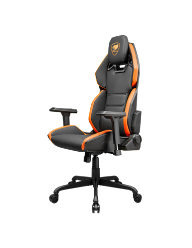 Игровое кресло Cougar Hotrod, Искусственная кожа, Черный | Оранжевый