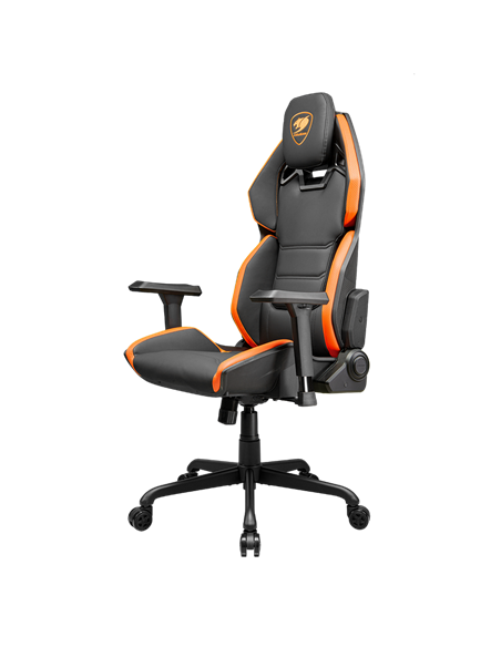 Игровое кресло Cougar Hotrod, Искусственная кожа, Черный | Оранжевый