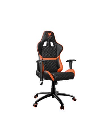 Игровое кресло Cougar Hotrod, Искусственная кожа, Черный | Оранжевый