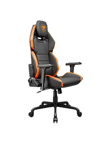 Игровое кресло Cougar Hotrod, Искусственная кожа, Черный | Оранжевый