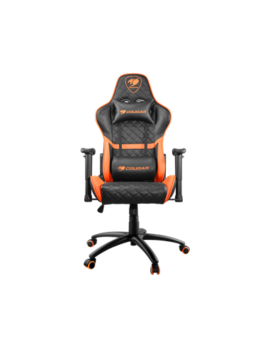 Scaun Gaming Cougar Hotrod, PU Piele, Negru | Portocaliu