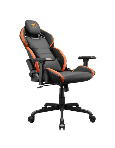 Игровое кресло Cougar Hotrod, Искусственная кожа, Черный | Оранжевый