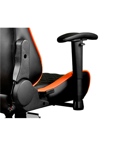 Игровое кресло Cougar Hotrod, Искусственная кожа, Черный | Оранжевый