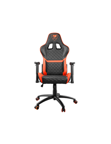 Scaun Gaming Cougar Hotrod, PU Piele, Negru | Portocaliu