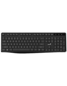 Wireless Keyboard Genius KB-7200, Fn Keys, Chocolate keys, Battery indicator, 2xAAA, Black, USB