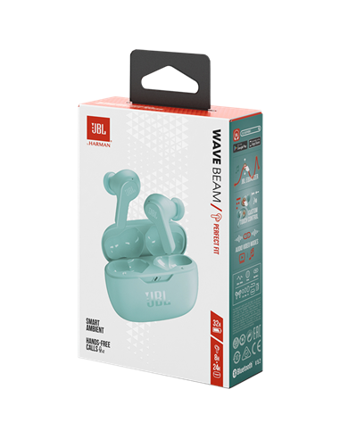 Наушники JBL Wave Beam, Мятный