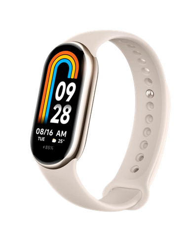 Ceas Sport/Antrenament Xiaomi Miband 8,1.62", Champagne Gold