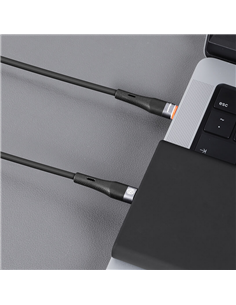 Cablu de încărcare Nillkin Type-C to Type-C Cable, Flowspeed, USB Type-C/USB Type-C, 1,2m, Negru 2