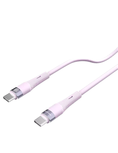 Cablu de încărcare Nillkin Type-C to Type-C Cable, Flowspeed, USB Type-C/USB Type-C, 1,2m, Violet 2
