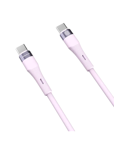 Зарядный кабель Nillkin Type-C to Type-C Cable, Flowspeed, USB Type-C/USB Type-C, 1,2м, Фиолетовый Зарядный кабель Nillkin Type-C to Type-C Cable, Flowspeed, USB Type-C/USB Type-C, 1,2м, Фиолетовый