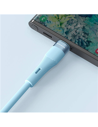 Зарядный кабель Nillkin Type-C to Type-C Cable, Flowspeed, USB Type-C/USB Type-C, 1,2м, Синий