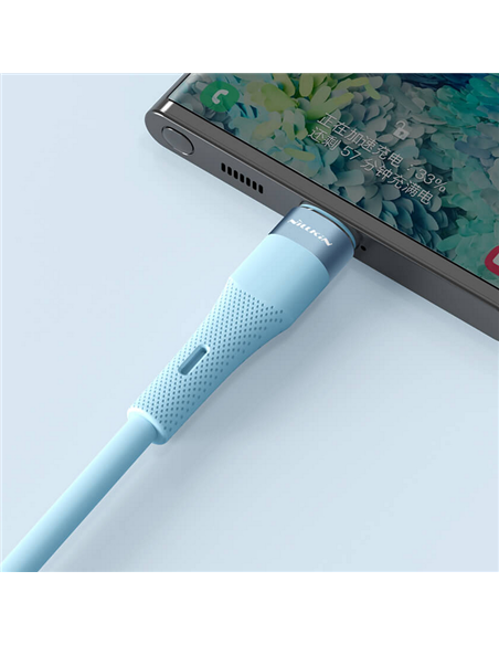 Зарядный кабель Nillkin Type-C to Type-C Cable, Flowspeed, USB Type-C/USB Type-C, 1,2м, Синий