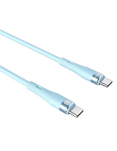 Cablu de încărcare Nillkin Type-C to Type-C Cable, Flowspeed, USB Type-C/USB Type-C, 1,2m, Albastru