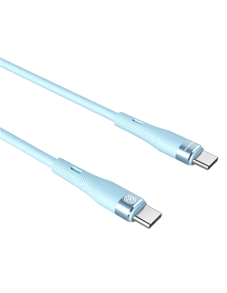 Cablu de încărcare Nillkin Type-C to Type-C Cable, Flowspeed, USB Type-C/USB Type-C, 1,2m, Albastru