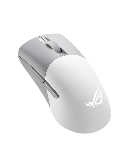 Gaming Mouse ASUS ROG Keris Wireless AimPoint, Alb/Gri
