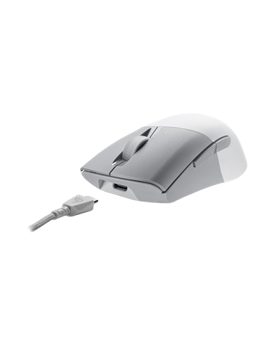 Gaming Mouse ASUS ROG Keris Wireless AimPoint, Alb/Gri