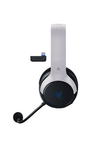 Игровая Гарнитура Razer Kaira HyperSpeed для PS5, Беспроводной, Белый | Черный